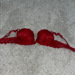 Red Lace Bra